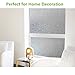 Mikomer Privacy Window Film,Decorative Glass Door Film,Static Cling Window Tint,Removable/No Glue/Anti UV for Home and Office Decoration,35In. By 118In.