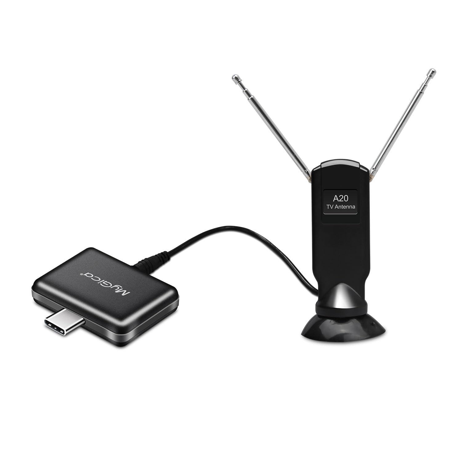 Photo 1 of **NON-COMPATIBLE WITH NEWER ANDROIDS ** MyGica Type-C USB TV Tuner Card, Watching ATSC Digital TV Anywhere, Freeview HD TV Receiver, Recast Wireless HDTV Stick Tuner Adapter, USB TV Antenna for Android Phone Tablet PC Pad, No Internet Need