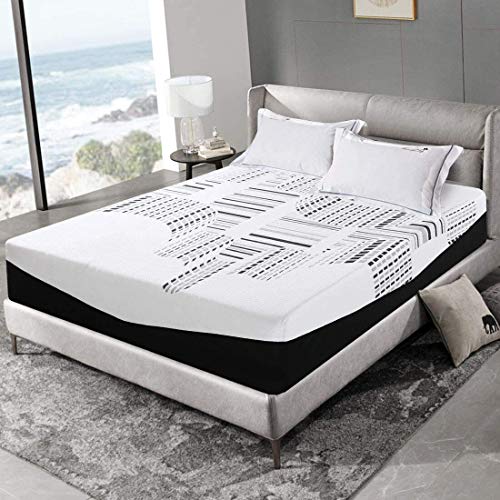EMONIA Queen Mattress Toppers 12 inch Thick Memory Foam Bed