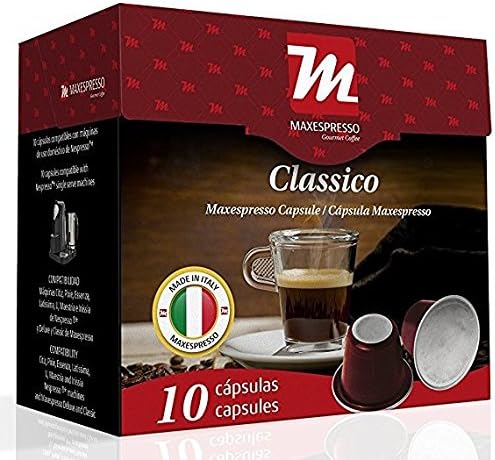 Nespresso Compatible Coffee Capsules, MaxEspresso Gourmet Coffee, Italian Quality (Assorted (Mixed Pack), 50 Capsules)