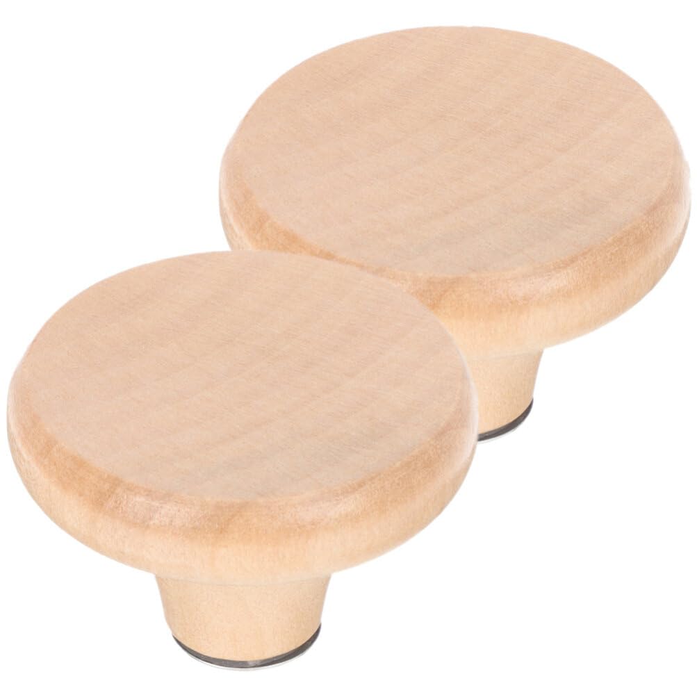 Parliky 2pcs Outdoor Lid Handle Lid Replacement Cook Pan Knobs Universal Pot Handle Casserole Lid Knobs Universal Pot Knob Pot Lid Top Replacement Knob Teapot Lid Wood Household
