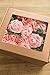 Ling's moment Artificial Flowers Pink Roses 25pcs Real Looking Fake Roses w/Stem for DIY Wedding Bouquets Centerpieces Arrangements Party Baby Shower Home Décor
