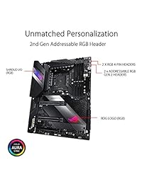 ASUS ROG Crosshair VIII Hero X570 ATX Motherboard with PCIe 4.0, Integrated 2.5 Gbps LAN,  USB 3.2, SATA, M.2, Node and Aura Sync RGB Lighting