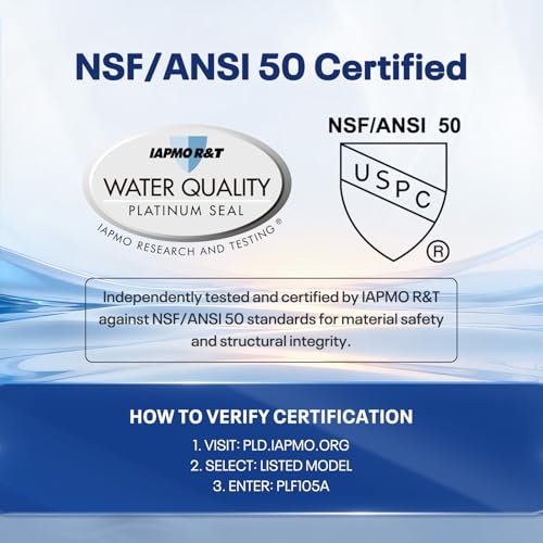 POOLPURE CCP420 Pool Filters Replaces Pentair Clean and Clear Plus 420, R173576, PCC105, 178584, Ultral-A6, Unicel C-7471, 817-0106, Filbur FC-1977, 570-0425-07, L x OD: 26"x7", 4X105 sq.ft. Cartridge