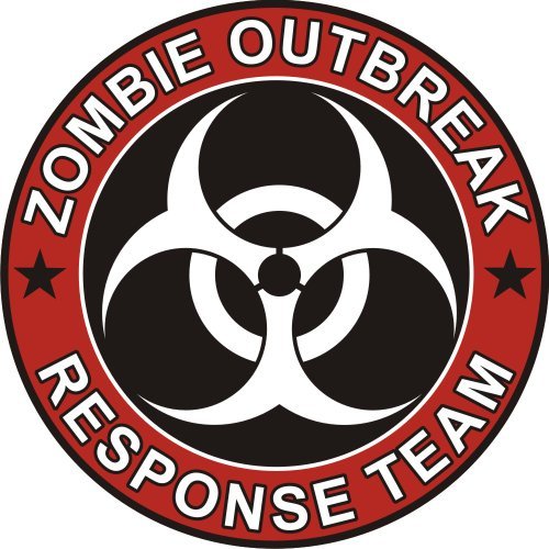 Zombie Outbreak Response Team Cool Vinyl Decal Bumper Sticker (Decal Kingz) 5