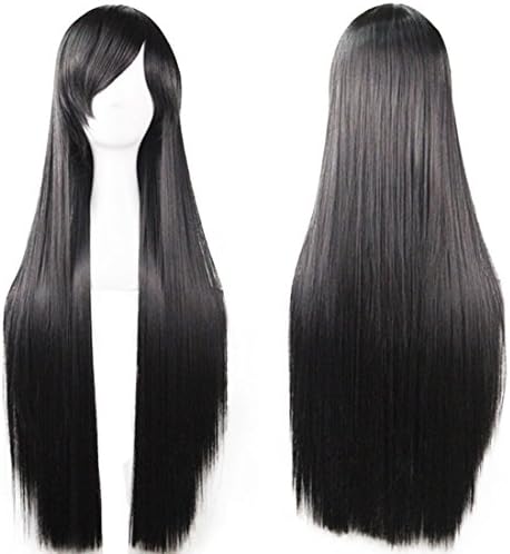 Wigood 32" Cosplay Wig Long Straight Anime Costume Party Wigs with Free Wig Cap for Women