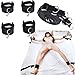 Sex Under Bed Bondage Restraint Kit with Hand Cuffs and Ankle Cuff Bondage Collection For Male Female Couple