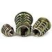 Furniture Insert Nut Connector Hex Socket Drive Head Nutsert Metric Threaded for Wood Furniture Screw Bolt Standard Fastener Hardware Assortment Kit Tool Set M4 M5 M6 M8 M10 Zinc Plated Alloy 50Pcs