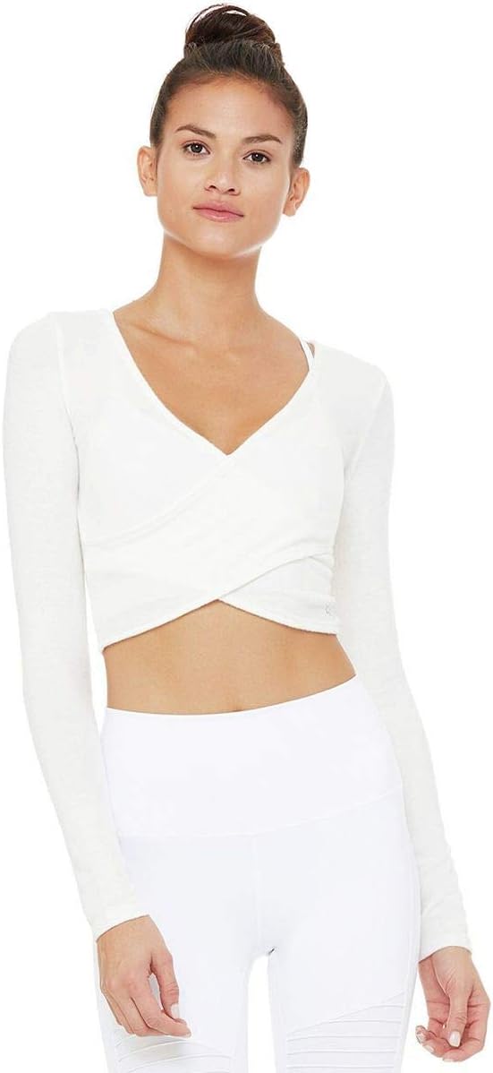 amelia luxe long sleeve crop