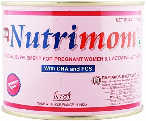 Nutrimom 1 Nutritional Supplement For Pregnant Women &amp; Lactating Mothers (With Dha And Fos), 200G