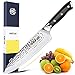 Kebley Chef Kitchen Knife Sharpener, 3 Stage Coated Wheel System, Stainless Steel for Straight
