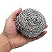 Hulless 1.5 oz Stainless Steel Sponges Kitchen Scouring Cleaners 6 Pcs Cleaning Ball Scouring Pads for Kitchen Utensil Cleaning.