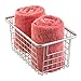 iDesign Forma Metal Wire Pantry Storage Organizer Bin with Handles, Container for Food, Drinks, Produce Organization , 10.24