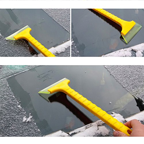 Pakala66 Car Ice Scraper Snow Brush Shovel Long-handled Ice Scraper Car Ice Snow Clean Tool - Thumbnail 2