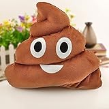 Ly2014 1Pc Cute Emoji Cushion Poo Shape Pillow Stuffed Doll Toys Kids Gifts (Size: 36Cm By 33Cm By 29Cm, Color: Coffee)