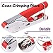 Swpeet 14Pcs Cable Crimper Wire Strippers Tool Kit, Cable Stripper and Cable Crimper with 10Pcs Compression Connectors for Wire Strippers Connector Coaxial RG59 RG6F BNC RCA Crimper Cable Strippers