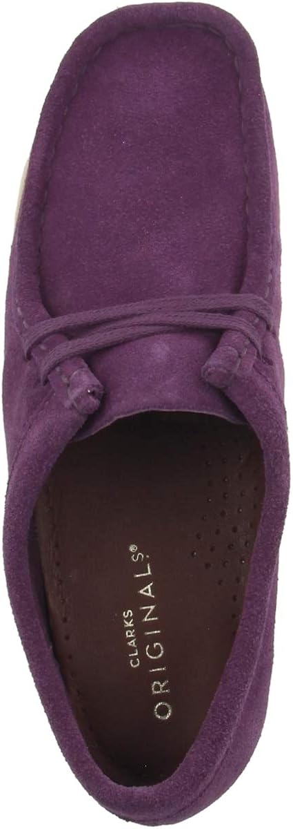 clarks wallabee deep purple