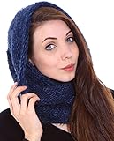 Simplicity Women's Winter Knit Fuzzy Neck Warmer / Infinity Scarf