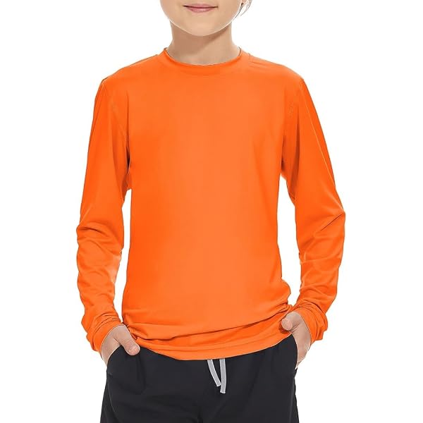 Remimi Kinder-Sonnenshirt Mit Kapuze – LSF 50+, Schnell Trocknend, Langarm, Für 3–12 Jahre, Sport & Schwimmen