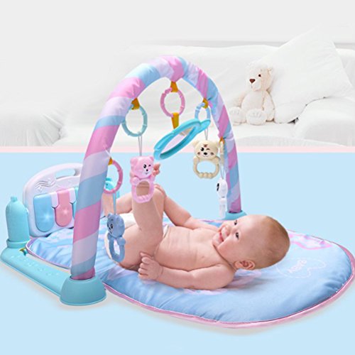 image for TOYMYTOY Fitness Bodybuilding Frame Pedal Piano Music Play Mat Blanket