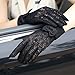 Flywife Women's Bridal Wedding Lace Gloves Derby Tea Party Gloves Victorian Gothic Costumes Gloves (Bowknot black)