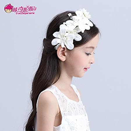 Amazon Co Jp Tkhne 女児用ヘアアクセサリー 頭飾り 大きなフラワーアクセサリー ヘアピン ヘアピン おもちゃ