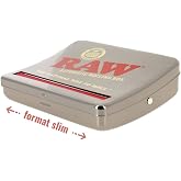 RAW Natural Unrefined Rolling Papers - Automatic Rolling Box - 110mm King Size