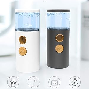 Yerflew Nano Facial Spray Water Mister Sprayer Charging Portable Handheld Humidifier Facial Steamers