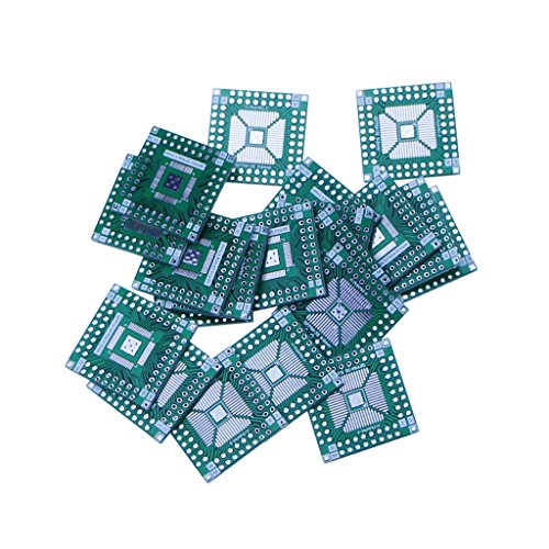 20pcs Double Side Prototype PCB Printed Circuit Board for QFP64 to DIP64 0.5/0.8mm
