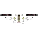Skyjacker 8203 Dual Steering Stabilizer Kit (Includes Steering Dampers Mounting Brackets for Jeep Wrangler JK - Black)