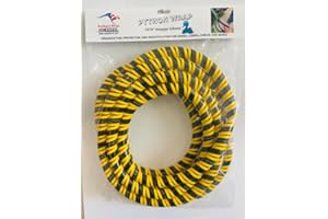 Outback Wrap - Python Hydraulic Hose Management Protector and Tagging Wraps for Farming and Agriculture Equipment, Tractors, Harvesters, Planters, and Sprayers -20mm Diameter -15 Foot- Yellow