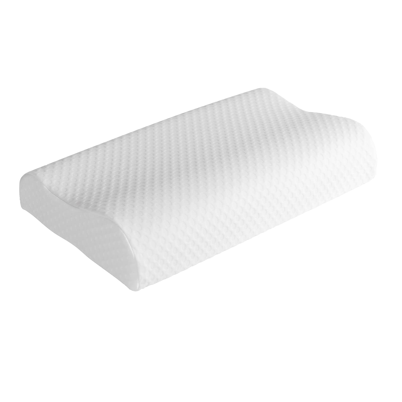 Good Nite Memory Foam Groove Cervical Neck Support Pillow for Neck Relaxation of muscles Firm Head/Cervical Spine/Back 60x35x11/9cm