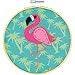 Dimensions Needle Crafts Flamingo Wool Felt Applique Embroidery Craft Kit, 6''