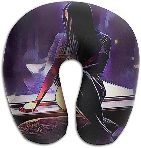 Memory Foam Neck Pillow Sexy Woman Comfy Soft U-Shape Travel Pillow Head Support For Travel Office Sleeping