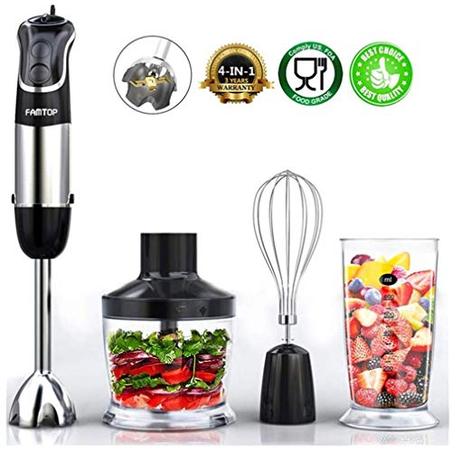 Hand Blender, 5 in 1 Immersion Blender, 12Speed Stick Blender with