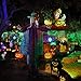 Hanging Animated Witch with LED Eyes and Spooky Sounds for Halloween Indoor Outdoor Decorations