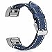ESeekGo Compatible with Fitbit Charge 2 Leather Band, Genuine Leather Replacement Smart Fitness Watch Wristband Strap Compatible with Fitbit Charge 2 for Women Men (No Tracker)