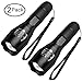 Led Flashlight Tactical SEGURO 1000 Lumen Super Brightness Portable Handhold Tactical flashlights small Zoomable, Waterproof, Shock Resistant, with 5 Modes, Ideal for Indoor, Outdoors, Home [2 PACK]