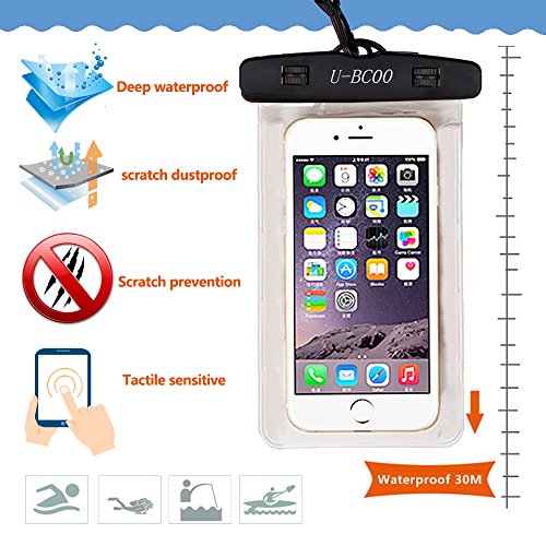 U-BCOO New Pvc Waterproof Case For Kayaking / Ski / Gliding / Boating / Surfing, For Iphone8 / 8 Plus / 7/7 Plus / Galaxy / Google Pixel / Lg / Htc (blue) - Thumbnail 3