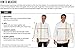 On The Line Womens Long Sleeve Chef Coat/Double Breasted/Plastic Button Reversible Front Closure (Medium, White)