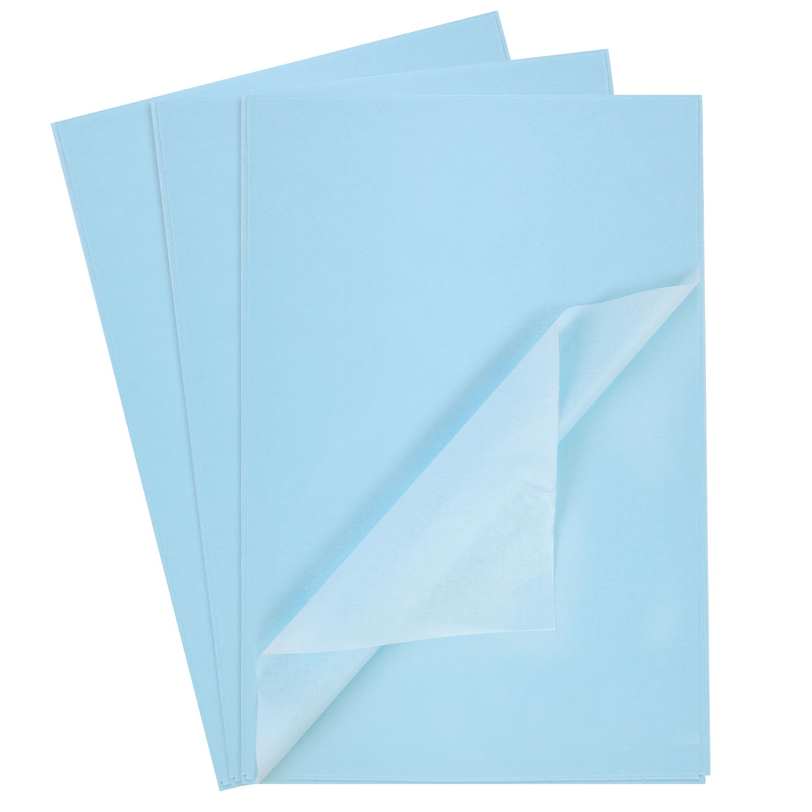 Photo 1 of Koogel 330 Sheets Tissue Paper Bulk, 14 x 10 Inch Sky Blue Gift Wrapping Tissue Paper for Wedding Birthday DIY Crafts Art Project