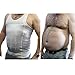 TopTie Men's Slimming Body Shaper Compression Shirt, Shapewear Sculpting Vest Muscle Tank-White-L