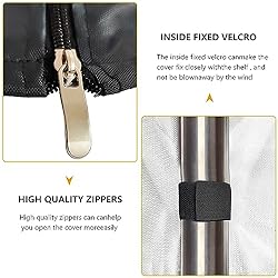 Aacabo Shelf Cover,Waterproof Dustproof Storage