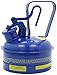 Eagle UI-50-SB Type I Metal Safety Can, Kerosene, 12-1/2" Width x 13-1/2" Depth, 5 Gallon Capacity, Blue primary