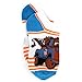Disney Cars Boys 6 pk Socks (6-8 (shoe size: 10.5-4), Glow in the Dark Cars No Show)