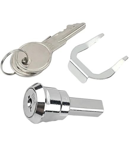 KeyPower Replacement Key Set (5 Keys) For National CompX Cam Lock C415A - Pre-Cut Brass Keys