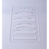 Charcuterie Board Handle Template,Acrylic Router Template,6 in 1 Grab Handle Router Template,Woodworking Router Template (11.75x7.75)