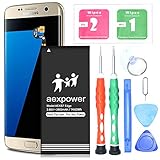Galaxy S7 Edge Battery | Upgraded AexPower 3800mAh Lithium Ion Polymern Internal Battery Replacement for Samsung Galaxy S7 Edge EB-BG935ABE G935V G935P G935A G935F G935T [18 Month Warranty]