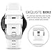 Midenso Bands for Samsung Gear S3 Frontier/Classic/Moto 360 2nd Gen 46mm Watch Silicone Bracelet, Sports Silicone Band Strap Replacement Wristband for Samsung Gear S3 Frontier / S3 Classic (White)
