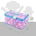 Lightaling 100pcs Pink & Purple Ocean Balls & Pit Balls Soft Plastic Phthalate & BPA Free Crush Proof - Reusable and Durable Storage Mesh Bag with Zipper